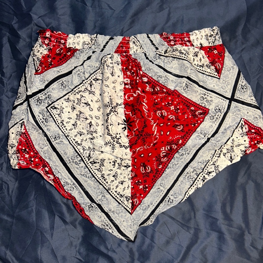 Red, white and Blue Bandeau Top